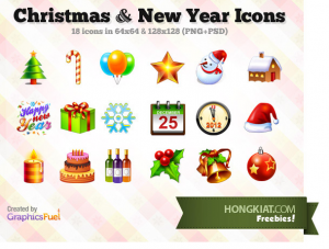 icônes fêtes de fin d'année