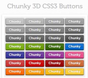 Boutons CSS3 Chunky 3D