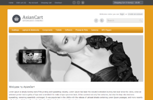 Asian Cart, un thème pour OpenCart