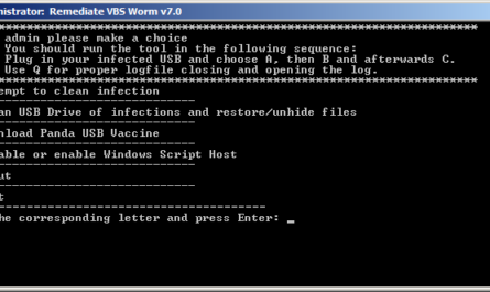 Remediate VBS malware