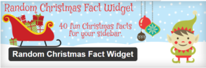 Random Christmas Fact Widget