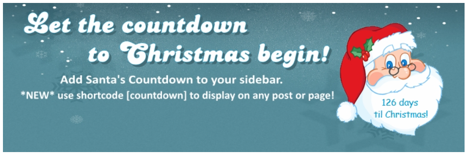 Christmas Countdown Widget