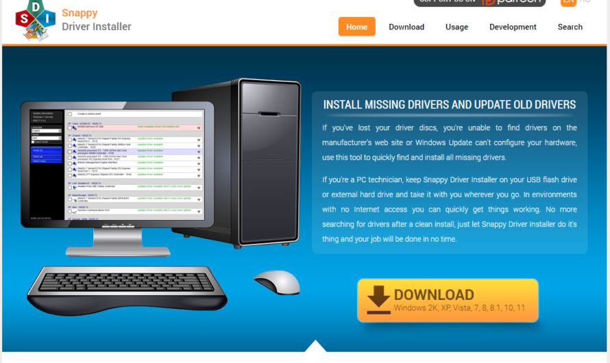 Snappy Driver Installer – Installer et mettre à jour facilement vos drivers