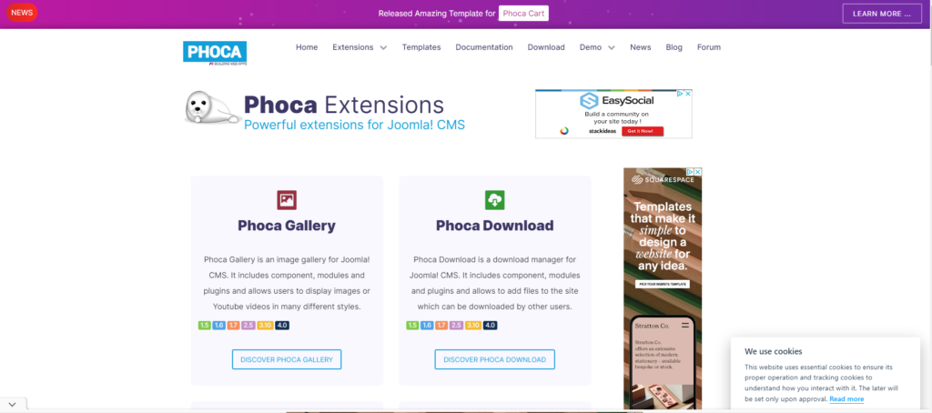 extensions Phoca Joomla
