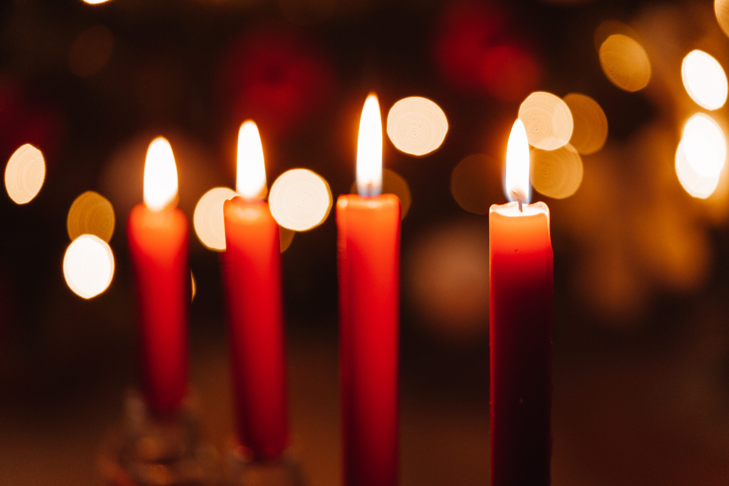 four-red-christmas-candles-picjumbo-com