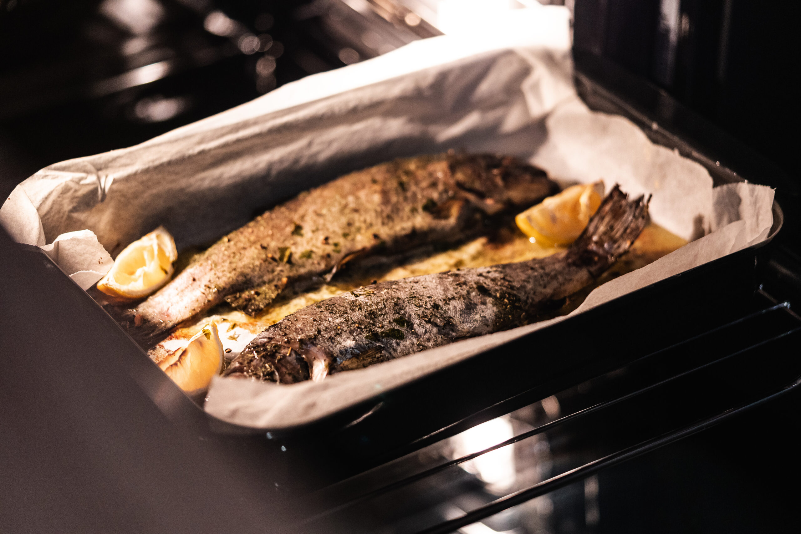 whole-trout-on-a-baking-tray-picjumbo-com