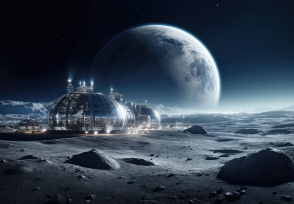 first-space-station-on-moon-picjumbo-com