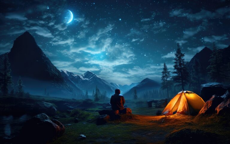 man-camping-in-nature-and-watching-stars-picjumbo-com