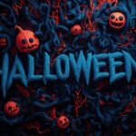 halloween-lettering-with-creepy-faces-picjumbo-com