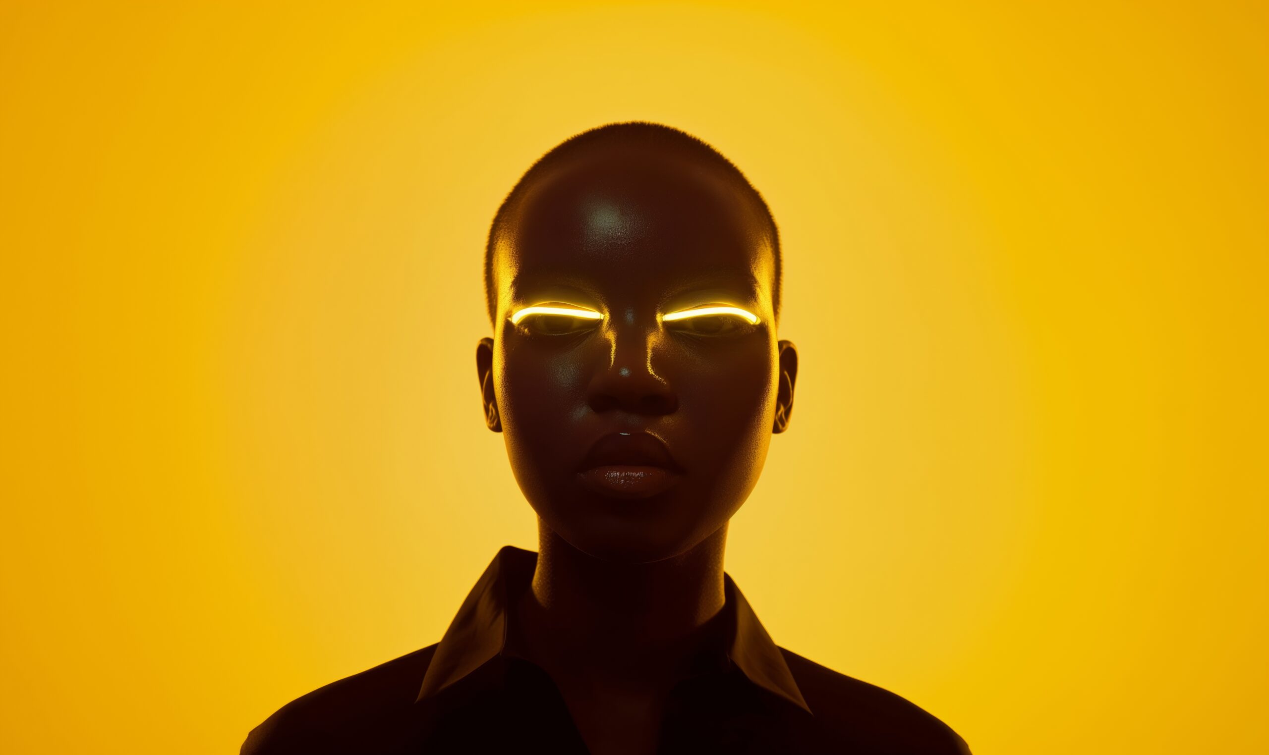 futuristic-portrait-of-woman-with-glowing-eyes-and-yellow-background-picjumbo-com