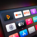 apple-tv-apps-on-a-big-screen-television-picjumbo-com