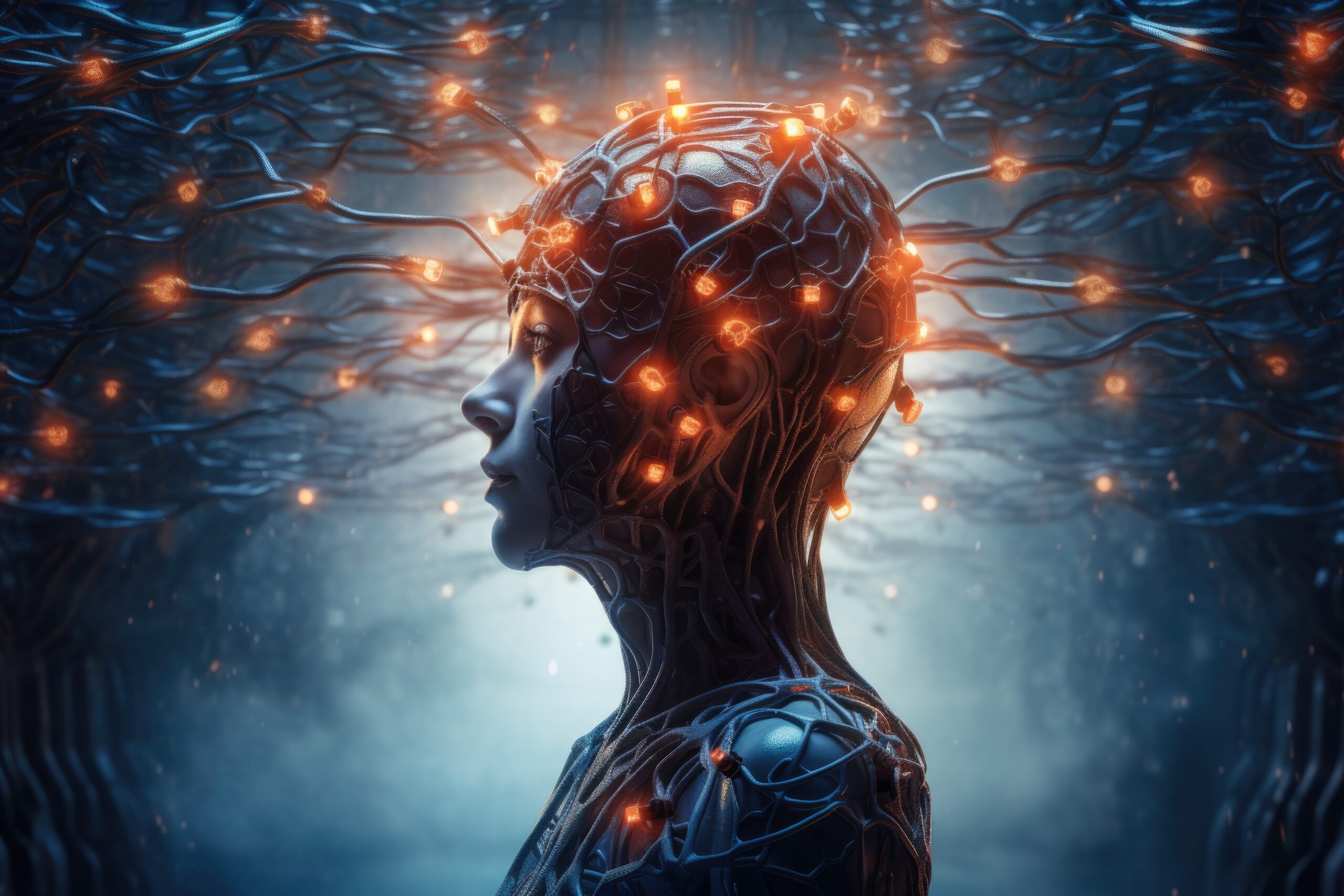 artificial-intelligence-brain-connected-with-thoughts-and-data-picjumbo-com