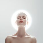 minimalist-portrait-of-a-woman-with-glowing-light-behind-her-picjumbo-com