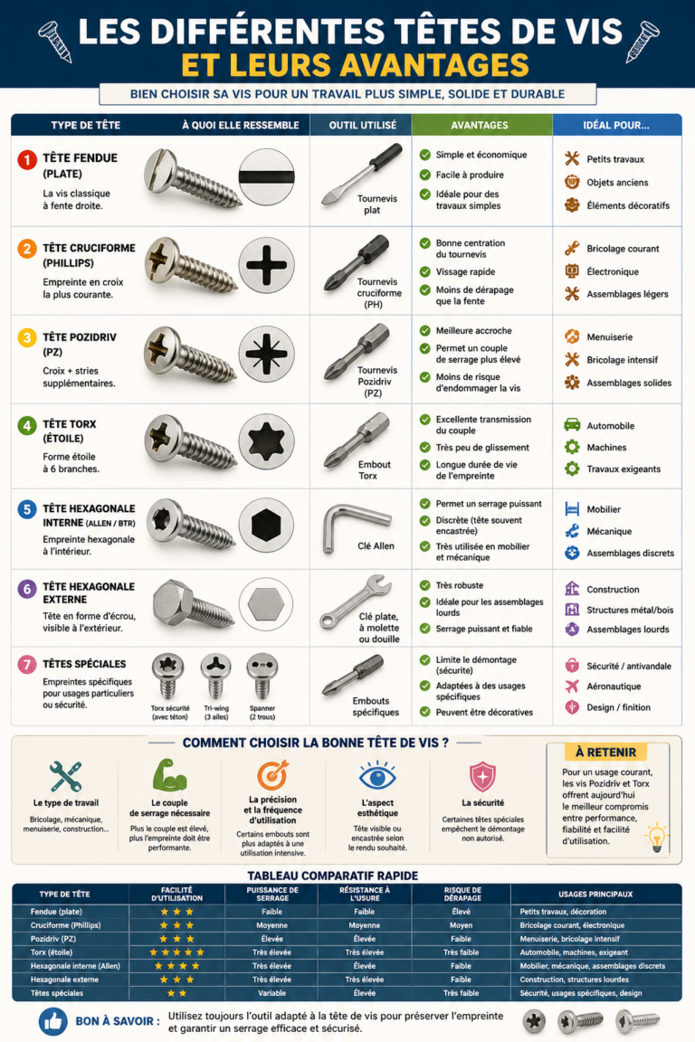 types de vis